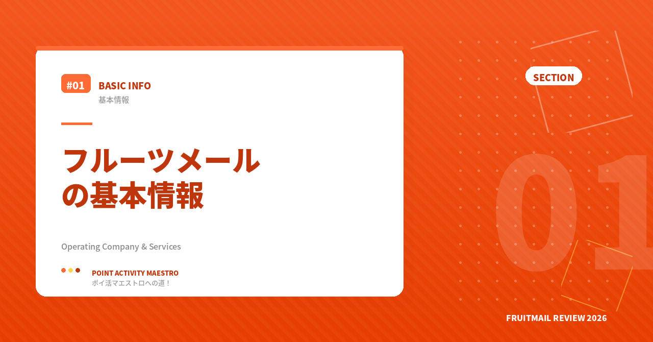 フルーツメールの基本情報まとめ